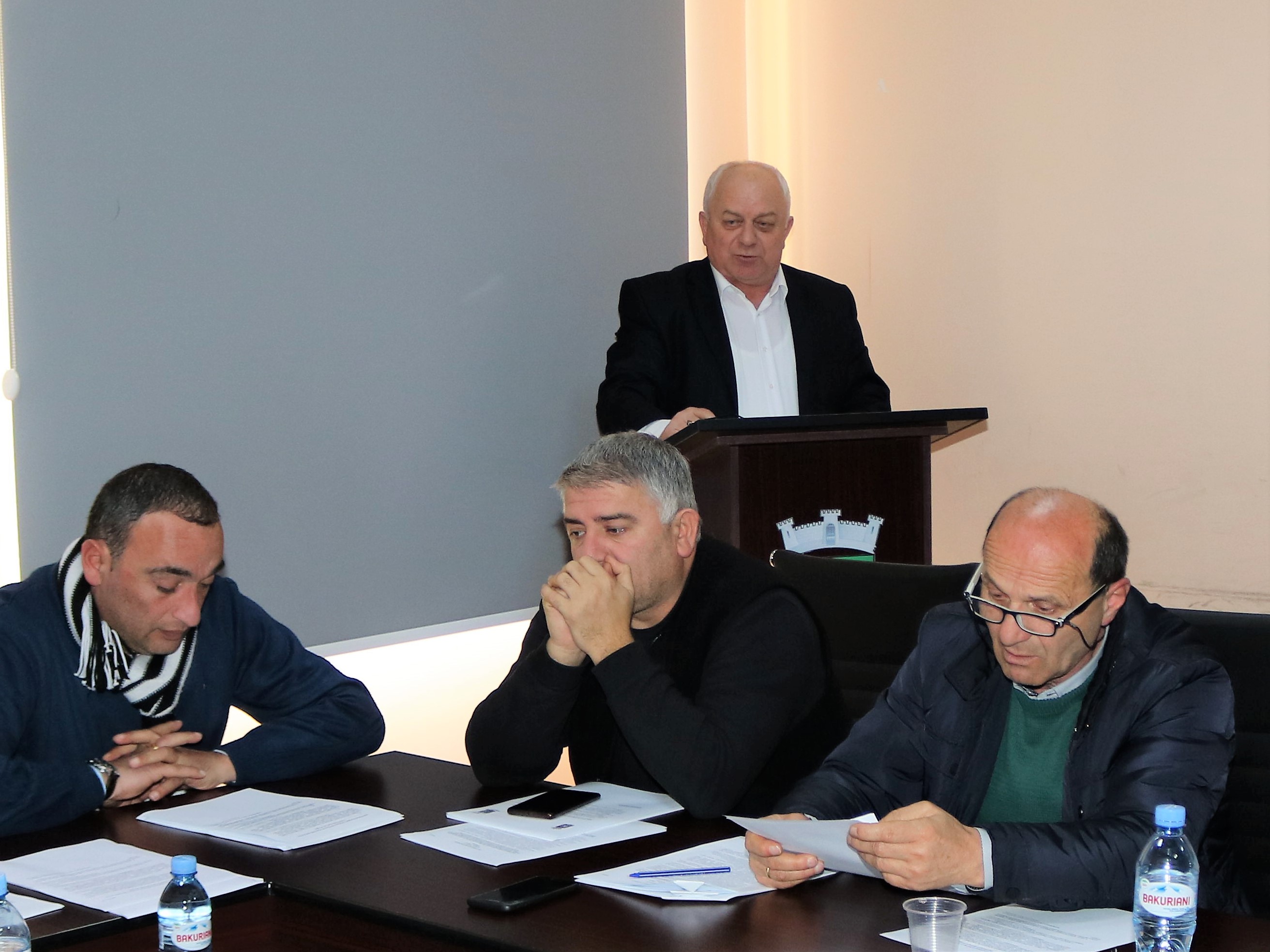 საკრებულოში 2019 წლის პირველ მორიგ სხდომაზე საკრებულოს თავმჯდომარემ გაწეული მუშაობის შესახებ ანგარიში წარადგინა