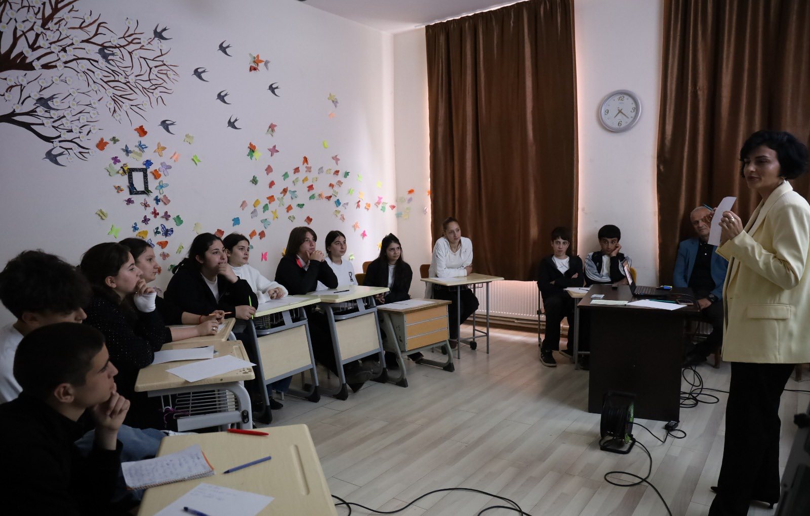 ქედის მუნიციპალიტეტში, დოლოგნის საჯარო სკოლის IX კლასის მოსწავლეებისათვის ტრენინგი გაიმართა